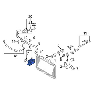 Mazda OE - Engine Coolant Outlet Flange