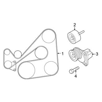 Mazda OE - Cooling - Belts & Pulleys (Grand Touring / Sport / SV / Touring 2.5L)