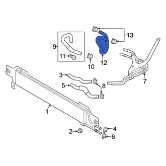 Mazda OE - Automatic Transmission Oil Cooler Hose