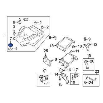Mazda OE - Intercooler Tube Seal