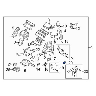 Mazda OE - HVAC Air Inlet Door Actuator