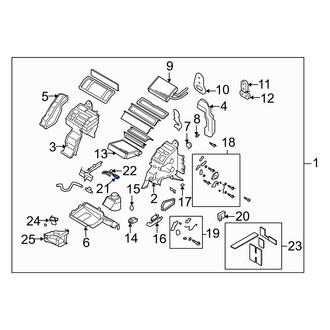 Mazda OE - A/C Evaporator Temperature Sensor