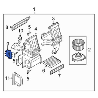 Mazda OE - HVAC Air Inlet Door Actuator