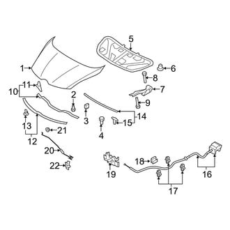 Mazda OE - Hood & Components