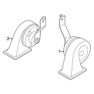 Mazda OE - Electrical - Horn