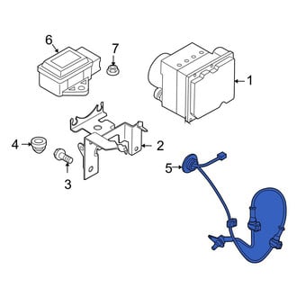 Mazda OE - Front Left ABS Wheel Speed Sensor