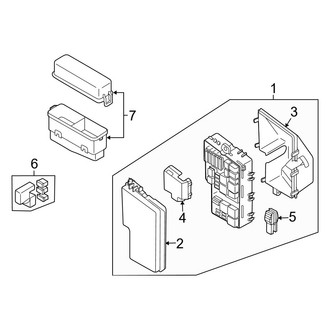 Mazda OE - Electrical - Fuse & Relay (Engine Compartment)