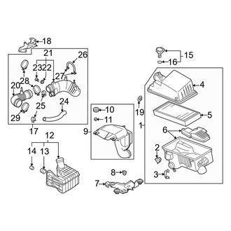 Mazda OE - Engine / Transaxle - Air Intake (2.3L)