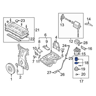 Mazda OE - Engine Oil Filter Element