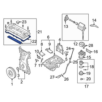 Mazda OE - Engine Valve Cover Gasket