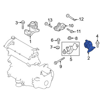 Mazda OE - Left Automatic Transmission Mount