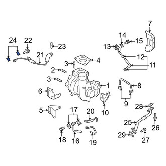 Mazda OE - Exhaust Gas Recirculation (EGR) Tube Gasket