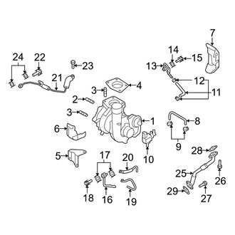 Mazda OE - Engine / Transaxle - Turbocharger & Components (2.3L)