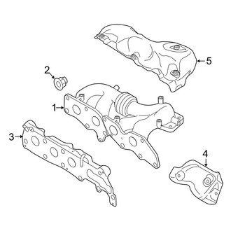 Mazda OE - Exhaust System - Manifold (2.3L)