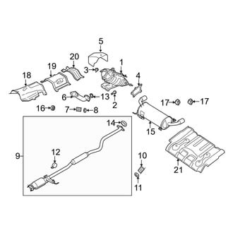 Mazda OE - Exhaust System - Exhaust Components
