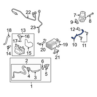 Mazda OE - Exhaust Gas Recirculation (EGR) Tube