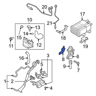 Mazda OE - Exhaust Gas Recirculation (EGR) Valve Gasket