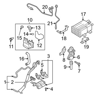 Mazda OE - Emission System - Emission Components (2.5L)