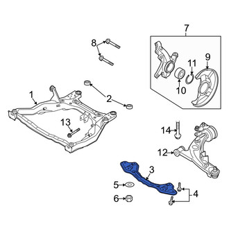 Mazda OE - Front Suspension Subframe Crossmember
