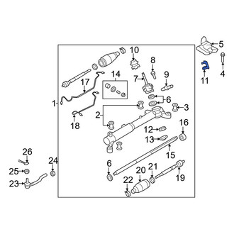 Mazda OE - Rack and Pinion Bellows Clamp