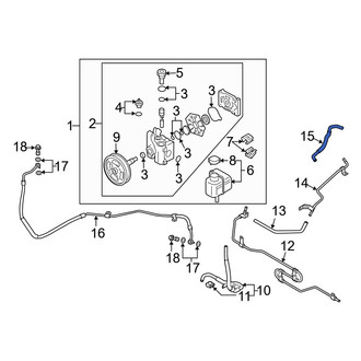 Mazda OE - Power Steering Return Hose