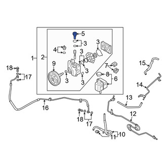 Mazda OE - Front Power Steering Control Valve