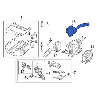 Mazda OE - Wiper Switch