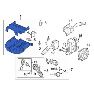 Mazda OE - Steering Column Cover