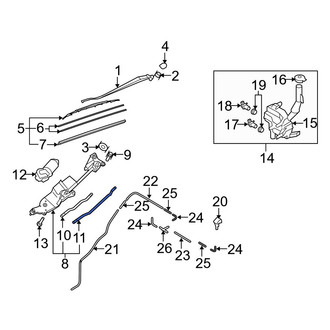 Mazda OE - Wiper Linkage