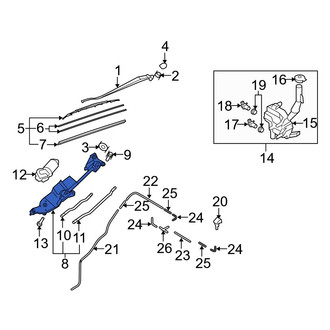 Mazda OE - Wiper Linkage