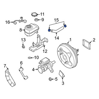 Mazda OE - Exhaust Gas Recirculation (EGR) Cooler Hose Clamp