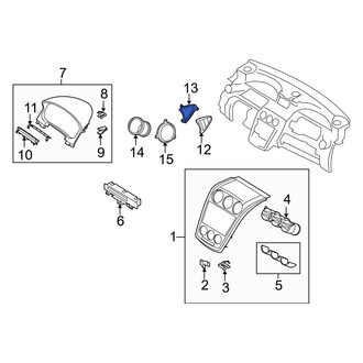 Mazda OE - Right Instrument Panel Air Duct