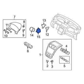 Mazda OE - Dashboard Air Vent