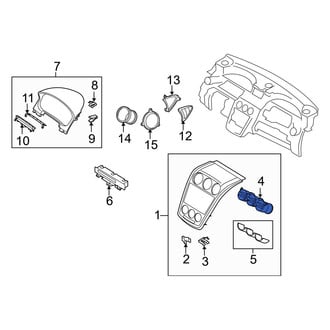 Mazda OE - Center Dashboard Air Vent