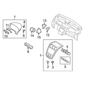 Mazda OE - Instrument Panel Components