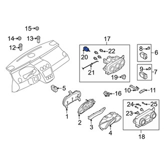Mazda OE - HVAC Blower Control Switch