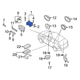 Mazda OE - Radio Control Unit