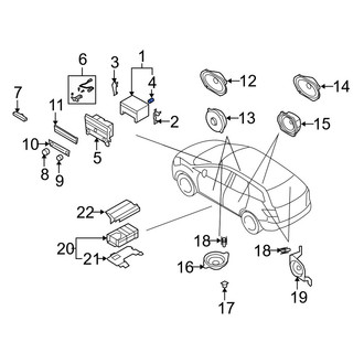 Mazda OE - Radio Insulator