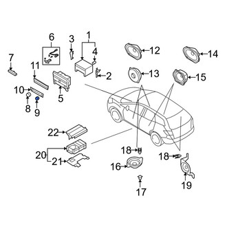 Mazda OE - Radio Knob