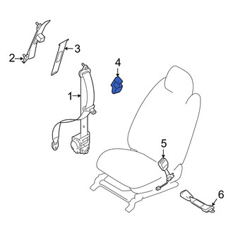 Mazda OE - Seat Belt Anchor Plate Cover