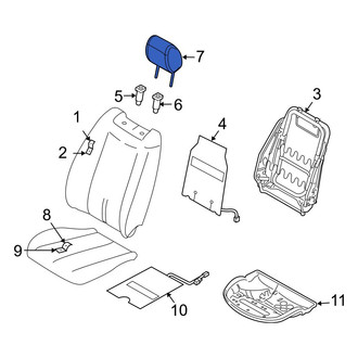 Mazda OE - Front Left Headrest