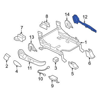 Mazda OE - Front Right Inner Seat Trim Panel