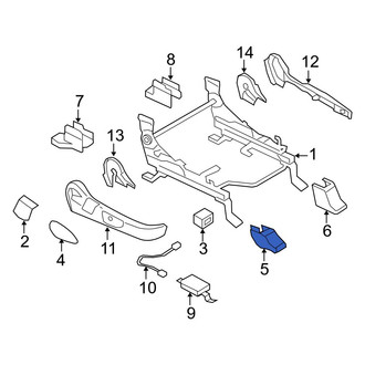 Mazda OE - Right Outer Seat Track Cover
