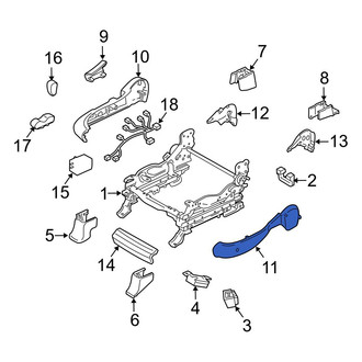 Mazda OE - Front Right Inner Seat Trim Panel