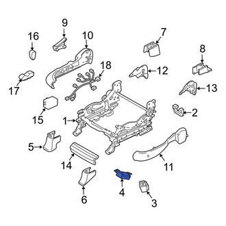 Mazda OE - Right Air Bag Seat Sensor Mat