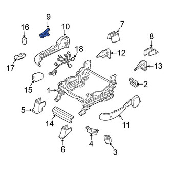 Mazda OE - Seat Belt Anchor Plate Cover