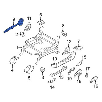 Mazda OE - Front Left Inner Seat Trim Panel