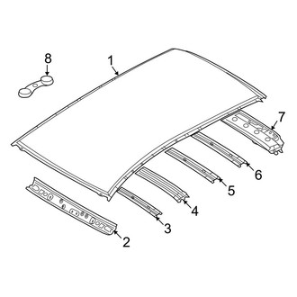 Mazda OE - Roof & Components (W/O Sunroof)