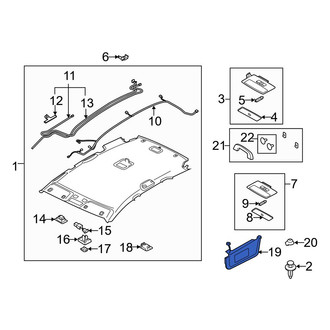 Mazda OE - Left Sun Visor