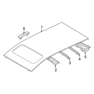 Mazda OE - Roof & Components (With Sunroof)